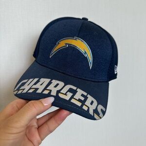 New Era Chargers 39THIRTY Navy Blue Flex Hat in Small-Medium